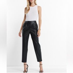 Express Faux Leather Ankle Pants - 8 Regular